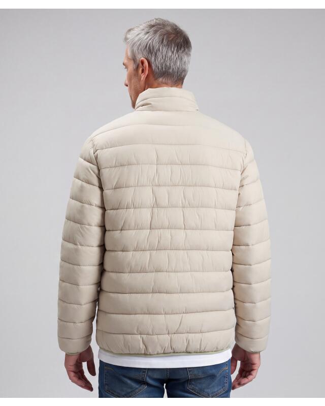 Doudoune légère matelassée homme, vert clair (KiK Wattierte Steppjacke (hellgrün)) — KiK, produit allemand authentique au Maroc
