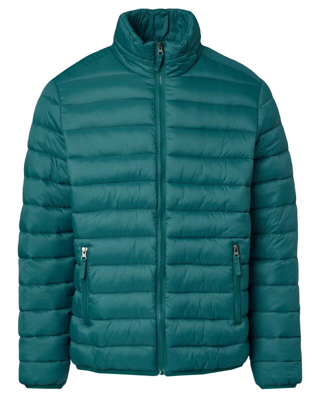 Doudoune légère matelassée homme, vert sapin (KiK Wattierte Steppjacke (tanne)) — KiK, produit allemand authentique au Maroc