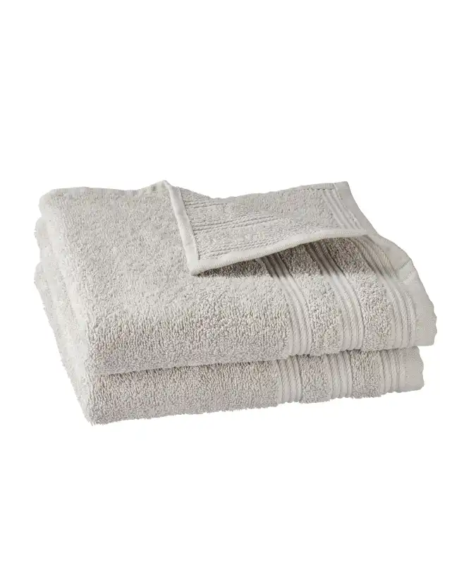 Zilverkleurige handdoeken