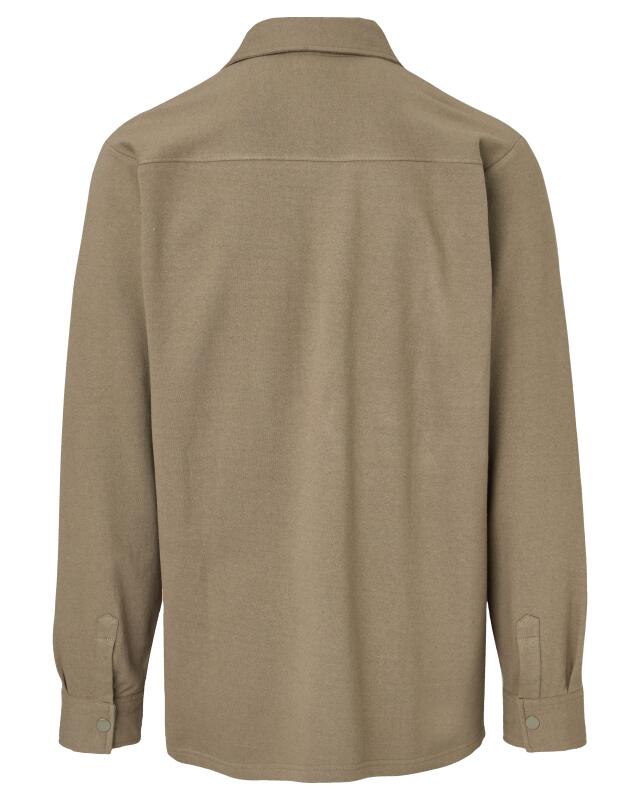 Sweat shirt with chest pockets for men, khaki (KiK Sweathemd mit Brusttaschen (Khaki)) — KiK, authentic German product in Morocco