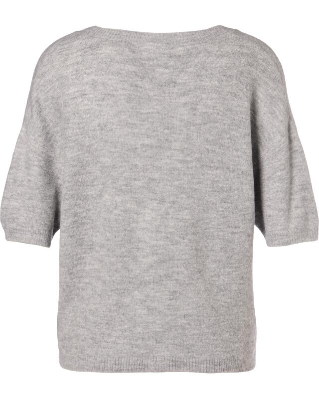 Short-sleeved cardigan for women, grey marl (KiK Strickjacke mit kurzen Ärmeln (grau melange)) — KiK, authentic German product in Morocco