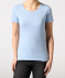 T-shirt basic lichtblauw
