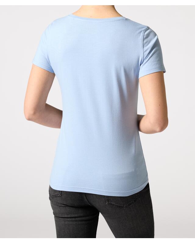 تيشيرت أساسي للنساء، أزرق فاتح (KiK Basic T-Shirt (hellblau)) — KiK, منتج ألماني أصلي في المغرب