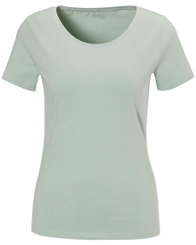 Basic T-shirt for women, aqua (KiK Basic T-Shirt (aqua)) — KiK, authentic German product in Morocco