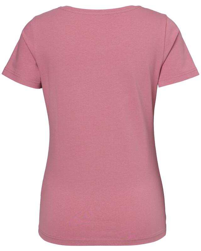 T-shirt basique femme, rose foncé (KiK Basic T-Shirt (dunkelrosa)) — KiK, produit allemand authentique au Maroc