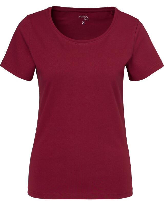 Basic T-shirt for women, berry (KiK Basic T-Shirt (beere)) — KiK, authentic German product in Morocco
