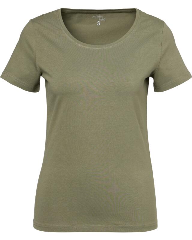 Basic T-shirt for women, khaki (KiK Basic T-Shirt (Khaki)) — KiK, authentic German product in Morocco