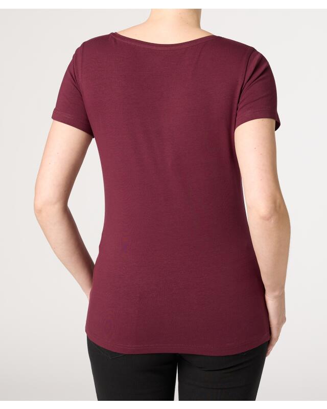 Basic T-shirt for women, purple (KiK Basic T-Shirt (lila)) — KiK, authentic German product in Morocco