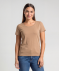 T-shirt basic lichtbruin