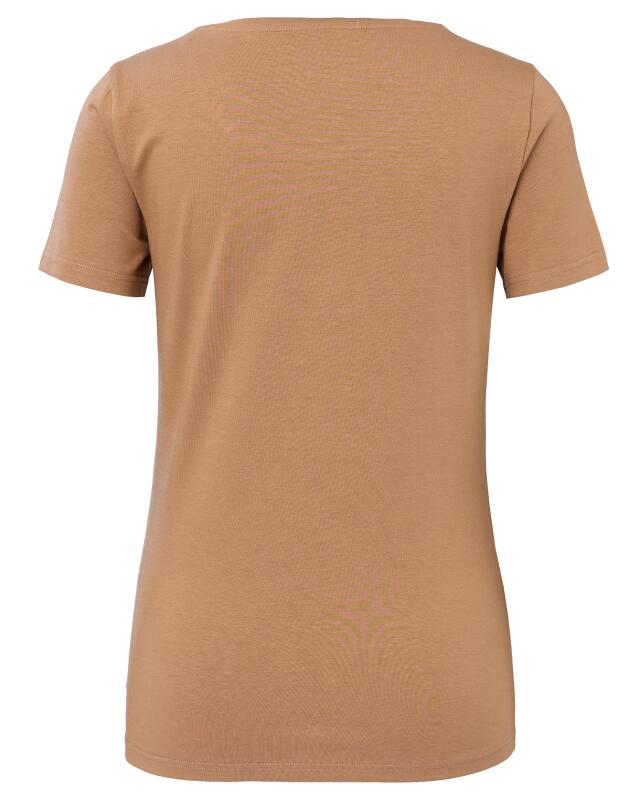 T-shirt basique femme, marron (KiK Basic T-Shirt (braun)) — KiK, produit allemand authentique au Maroc
