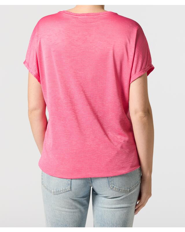 Party T-shirt with slogan for women, hot pink (KiK Party T-Shirt mit Schriftzug (pink)) — KiK, authentic German product in Morocco