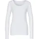 Camiseta básica blanca de manga larga