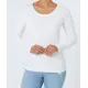 Camiseta básica blanca de manga larga
