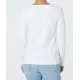Camiseta básica blanca de manga larga