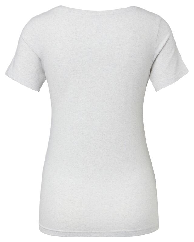 Stretch T-shirt for women, light grey marl (KiK T-Shirt mit Stretch (hellgrau melange)) — KiK, authentic German product in Morocco