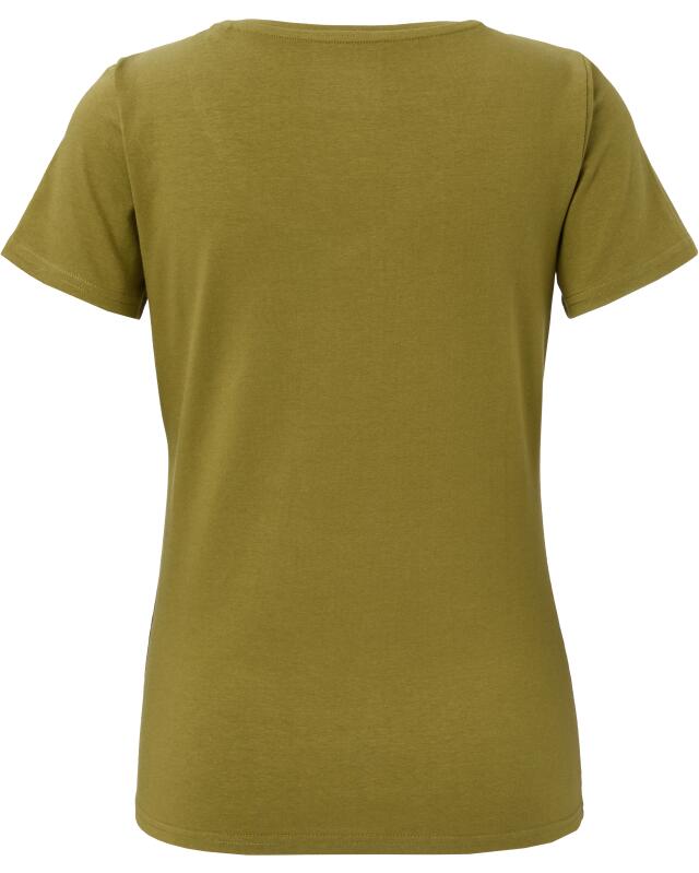 Basic stretch top for women, olive green (KiK Basic Stretch-Shirt (olivgrün)) — KiK, authentic German product in Morocco