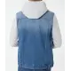Jeansjacke mit Sweateinsätzen