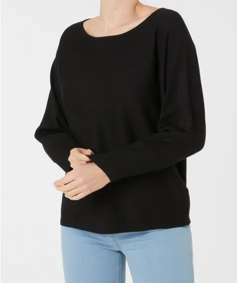 Feinstrickpullover Rundhals