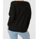Jersey de punto fino con cuello redondo