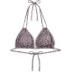 Bikini-Oberteil mit Leopardenmuster