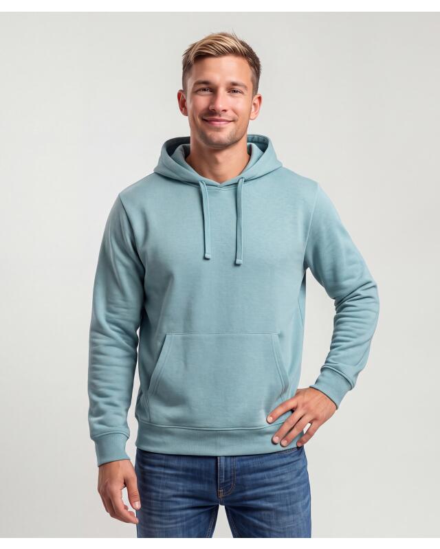 Sweat à poche kangourou homme, bleu pétrole (KiK Sweatshirt mit Kängurutasche (petrol)) — KiK, produit allemand authentique au Maroc