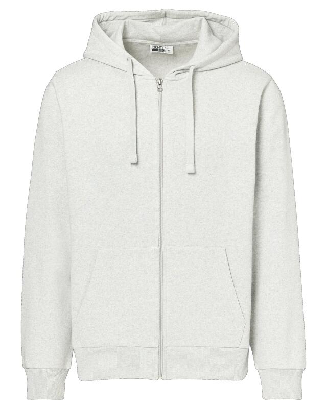 Veste sweat zippée basique homme, gris chiné (KiK Basic Sweatjacke (grau melange)) — KiK, produit allemand authentique au Maroc