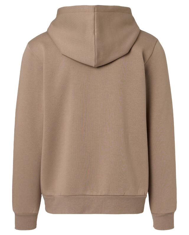 Basic zip-up sweat jacket for men, taupe (KiK Basic Sweatjacke (taupe)) — KiK, authentic German product in Morocco