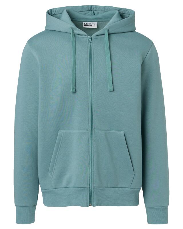 Basic zip-up sweat jacket for men, petrol (KiK Basic Sweatjacke (petrol)) — KiK, authentic German product in Morocco