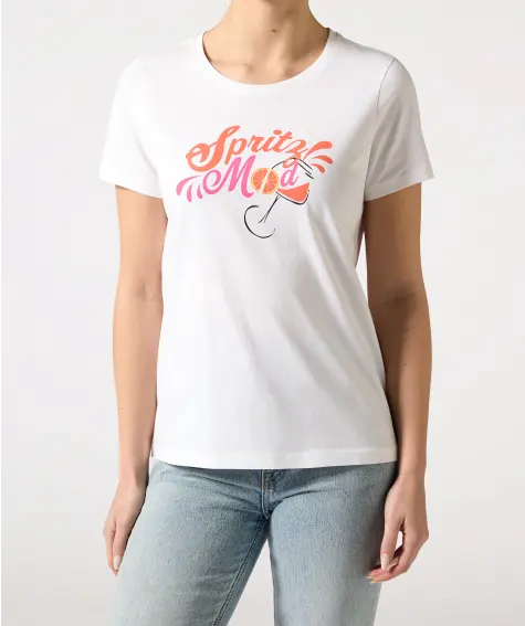 Party T-Shirt aus Baumwolle