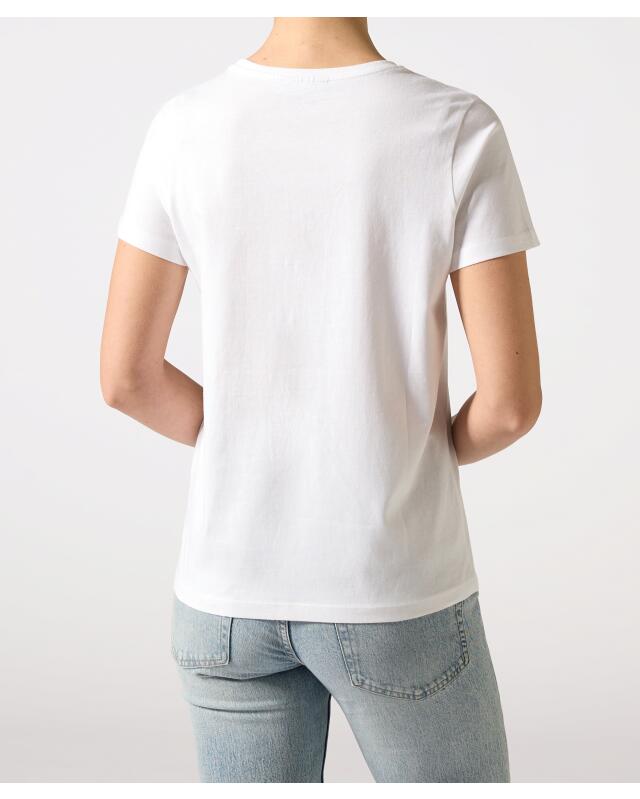 T-shirt de fête en coton femme, blanc (KiK Party T-Shirt aus Baumwolle (weiß)) — KiK, produit allemand authentique au Maroc