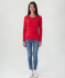 Basic Langarmshirt rot