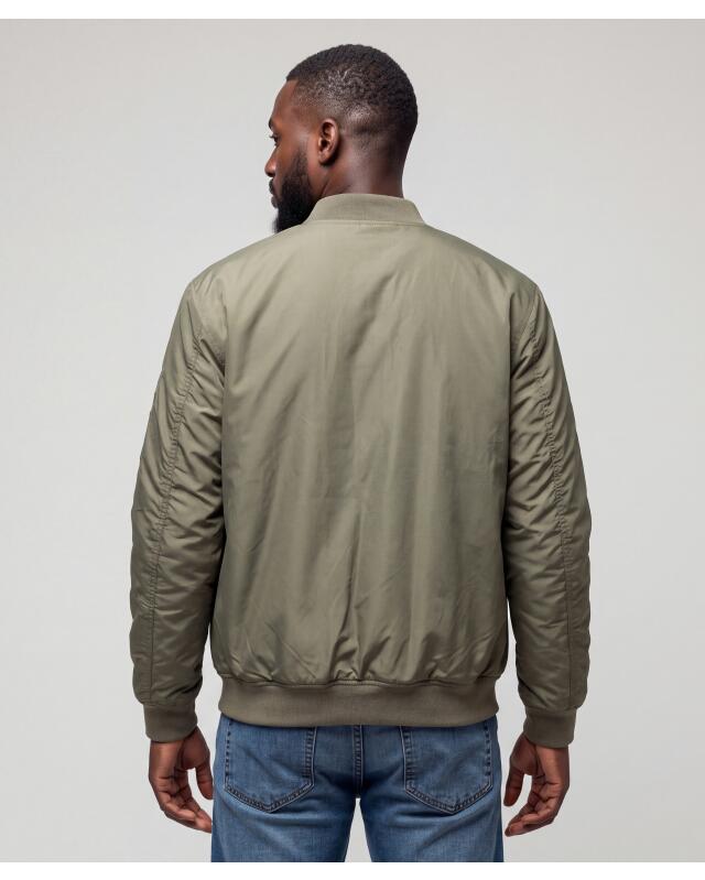 Bomber jacket with inside pocket for men, khaki (KiK Bomberjacke mit Innentasche (Khaki)) — KiK, authentic German product in Morocco