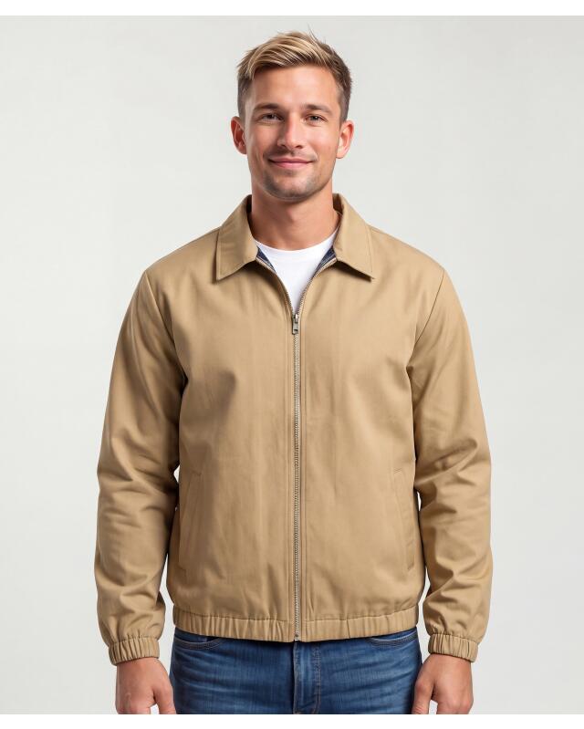 Veste Harrington homme, beige (KiK Harringtonjacke in Beige (Beige)) — KiK, produit allemand authentique au Maroc