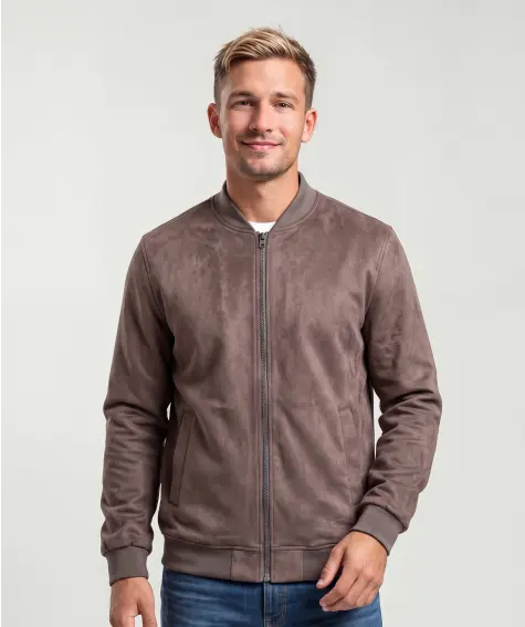 Jacke Velours-Imitat