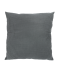Graues Cordkissen grau