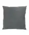 Šedý manšestrový polštář šedá