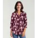 Gemusterte Bluse