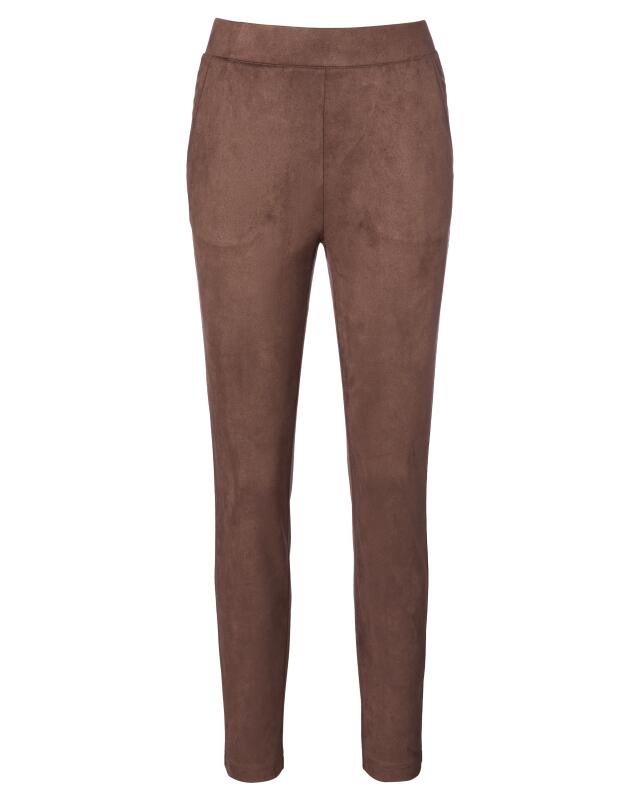 Pantalon en similicuir femme, marron (KiK Kunstlederhose (braun)) — KiK, produit allemand authentique au Maroc