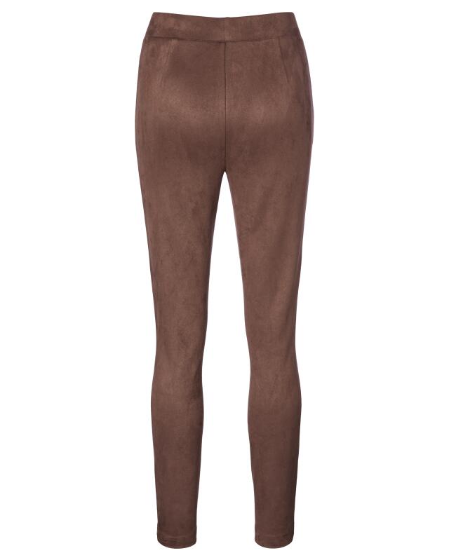 Pantalon en similicuir femme, marron (KiK Kunstlederhose (braun)) — KiK, produit allemand authentique au Maroc