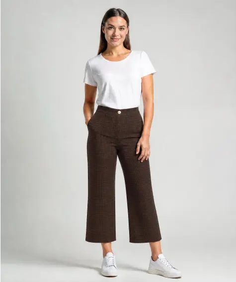 Culotte mit Karomuster