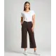 Pantalón cortina con estampado de cuadros