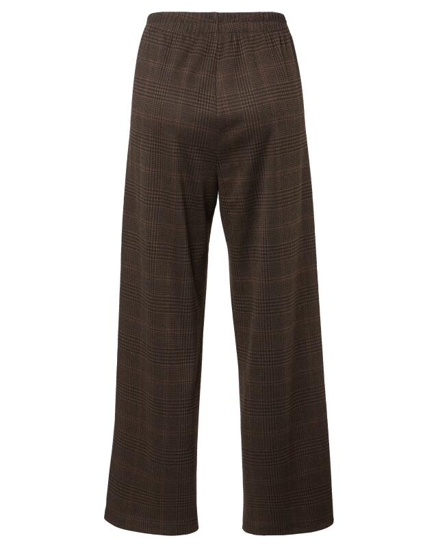 Checked culottes for women, brown checked (KiK Culotte mit Karomuster (braun kariert)) — KiK, authentic German product in Morocco