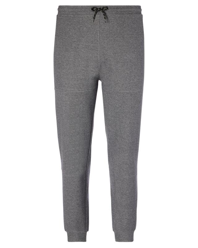 Joggers with ribbed hems for men, anthracite marl (KiK Jogginghose mit Rippbündchen (anthrazit melange)) — KiK, authentic German product in Morocco