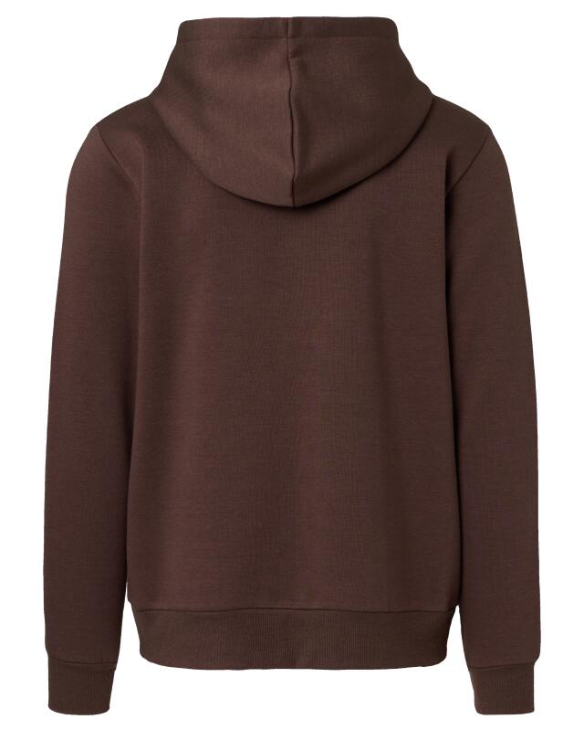 Zip-up sweat jacket for men, dark brown (KiK Dunkelbraune Sweatjacke (dunkelbraun)) — KiK, authentic German product in Morocco