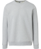 Sweatshirt mit Ziernähten grau melange