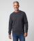 Sweatshirt mit Ziernähten anthrazit melange