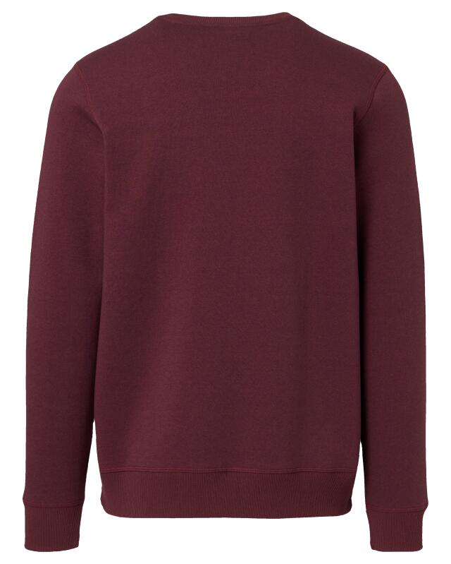 Sweat à coutures décoratives homme, bordeaux (KiK Sweatshirt mit Ziernähten (bordeaux)) — KiK, produit allemand authentique au Maroc