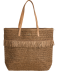 Braune Strohtasche braun