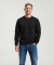 Sweatshirt mit Innenfutter schwarz