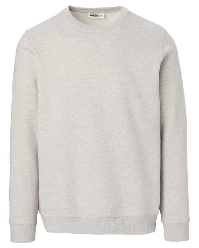 سويتشيرت ببطانة داخلية للرجال، رمادي مبرقش (KiK Sweatshirt mit Innenfutter (grau melange)) — KiK, منتج ألماني أصلي في المغرب